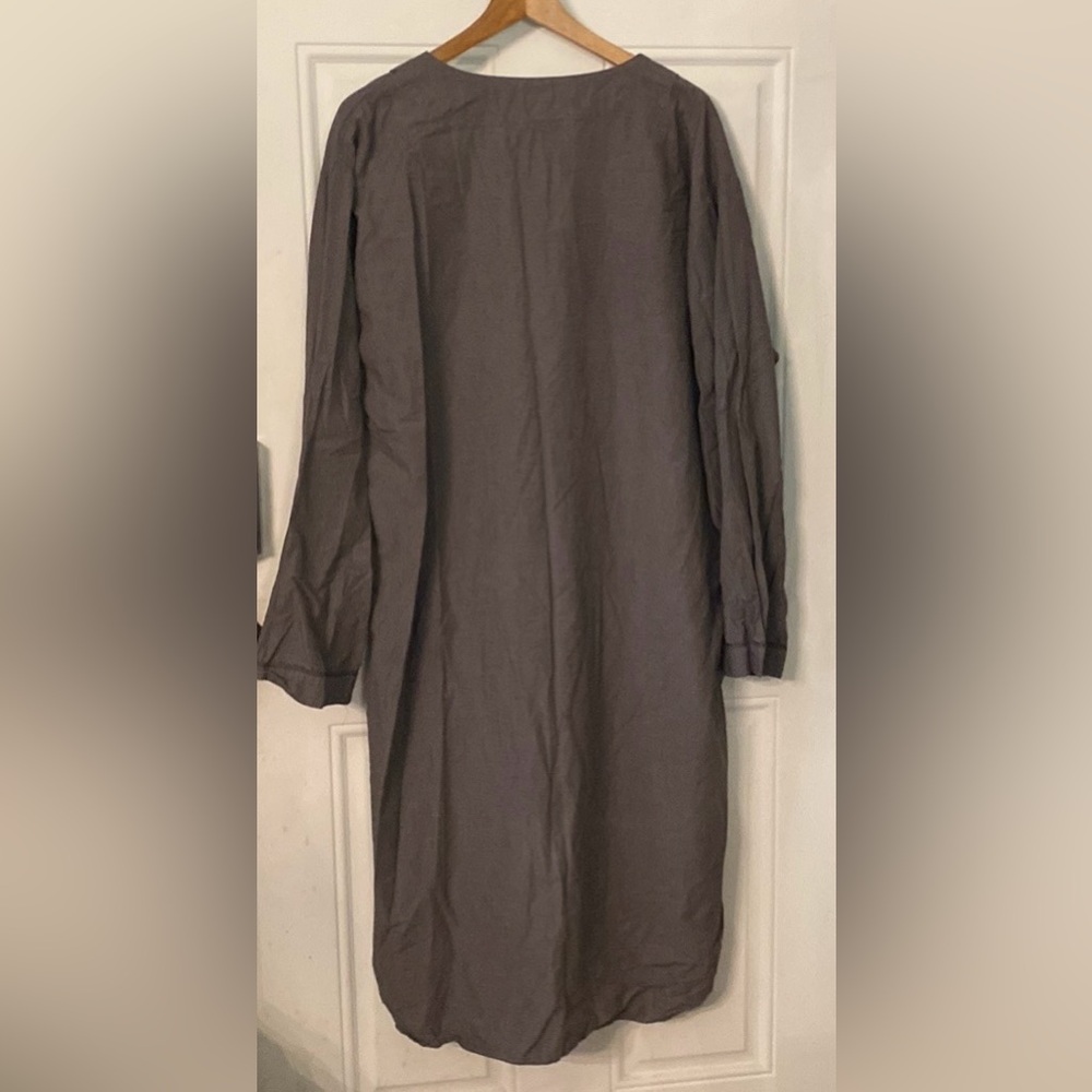 Majestic International Charcoal Gray Night Shirt - Picture 6 of 9